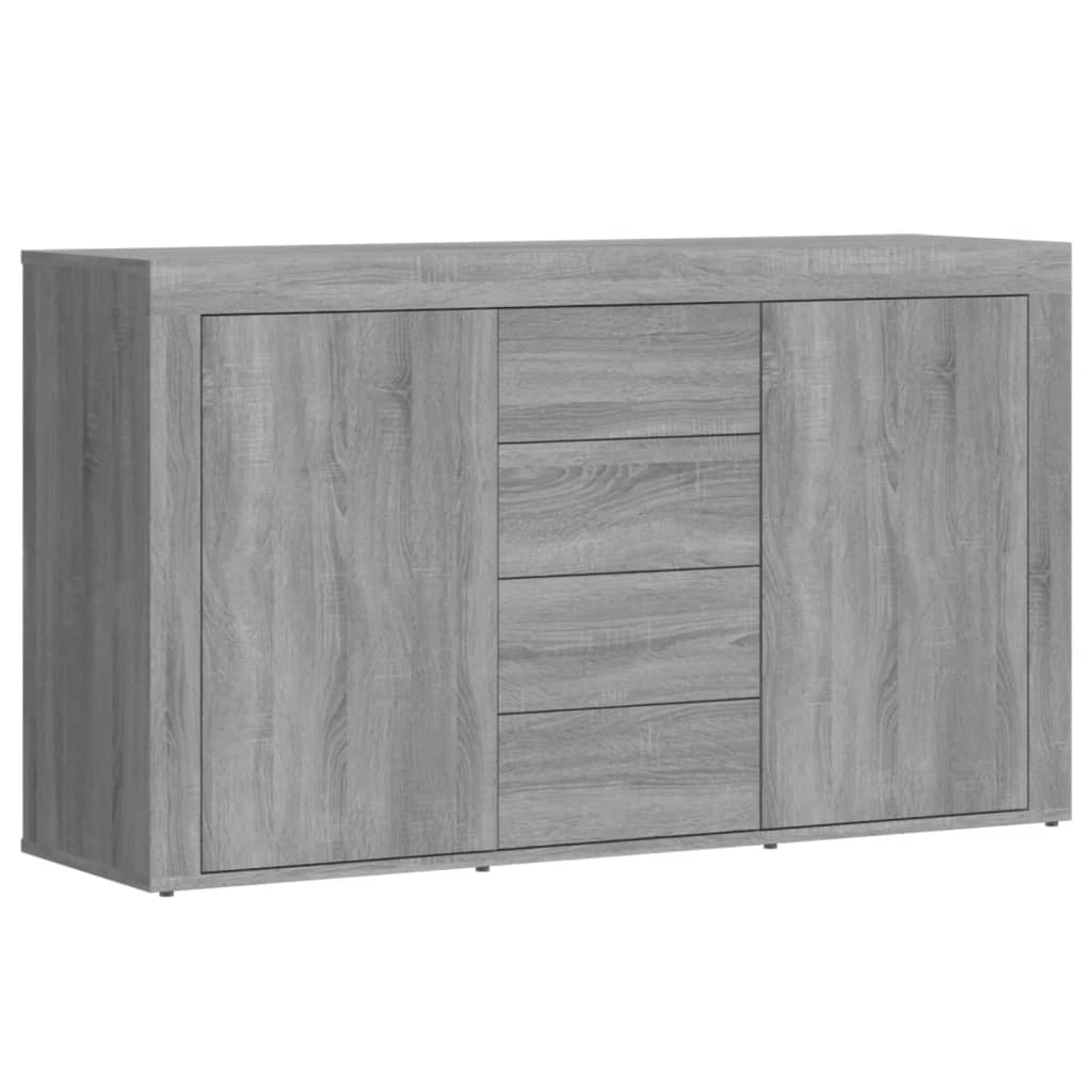 Sideboard Grau Sonoma 120x36x69 cm Holzwerkstoff