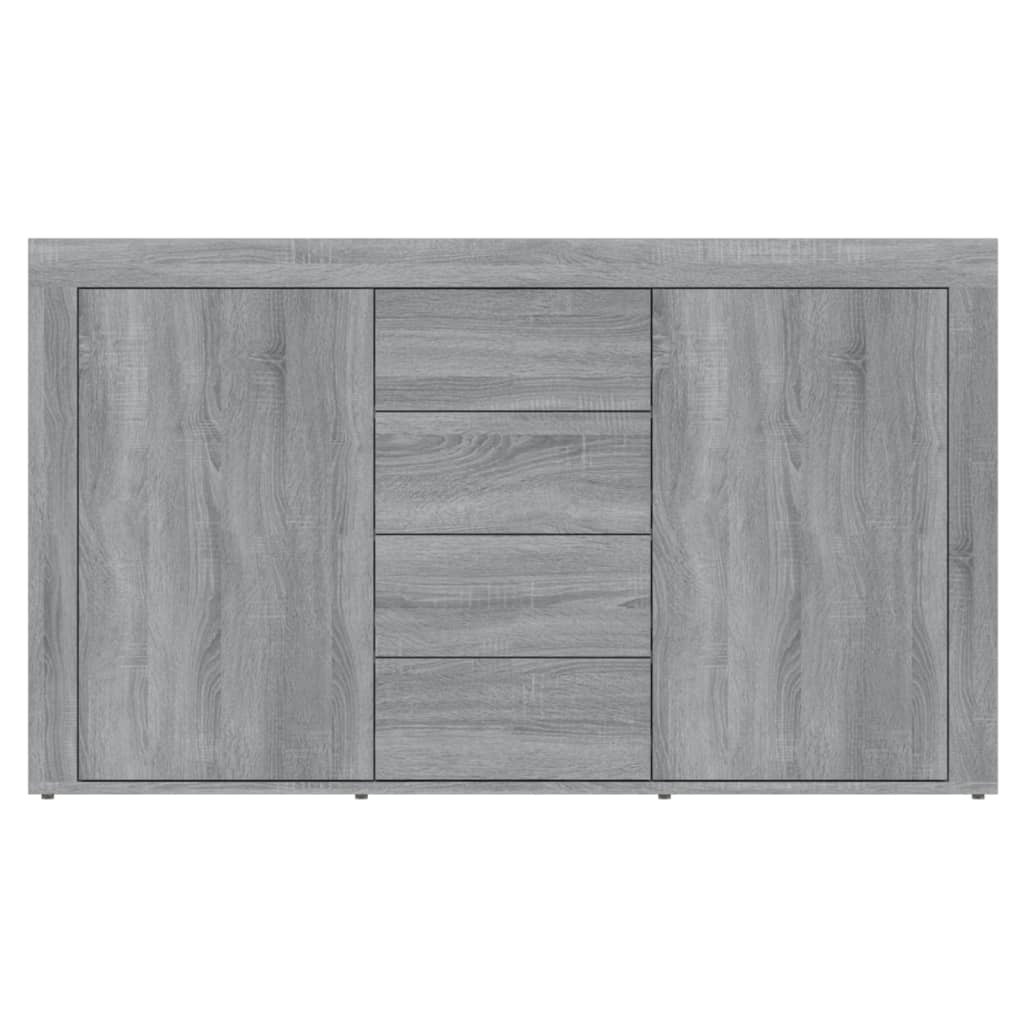 Sideboard Grau Sonoma 120x36x69 cm Holzwerkstoff