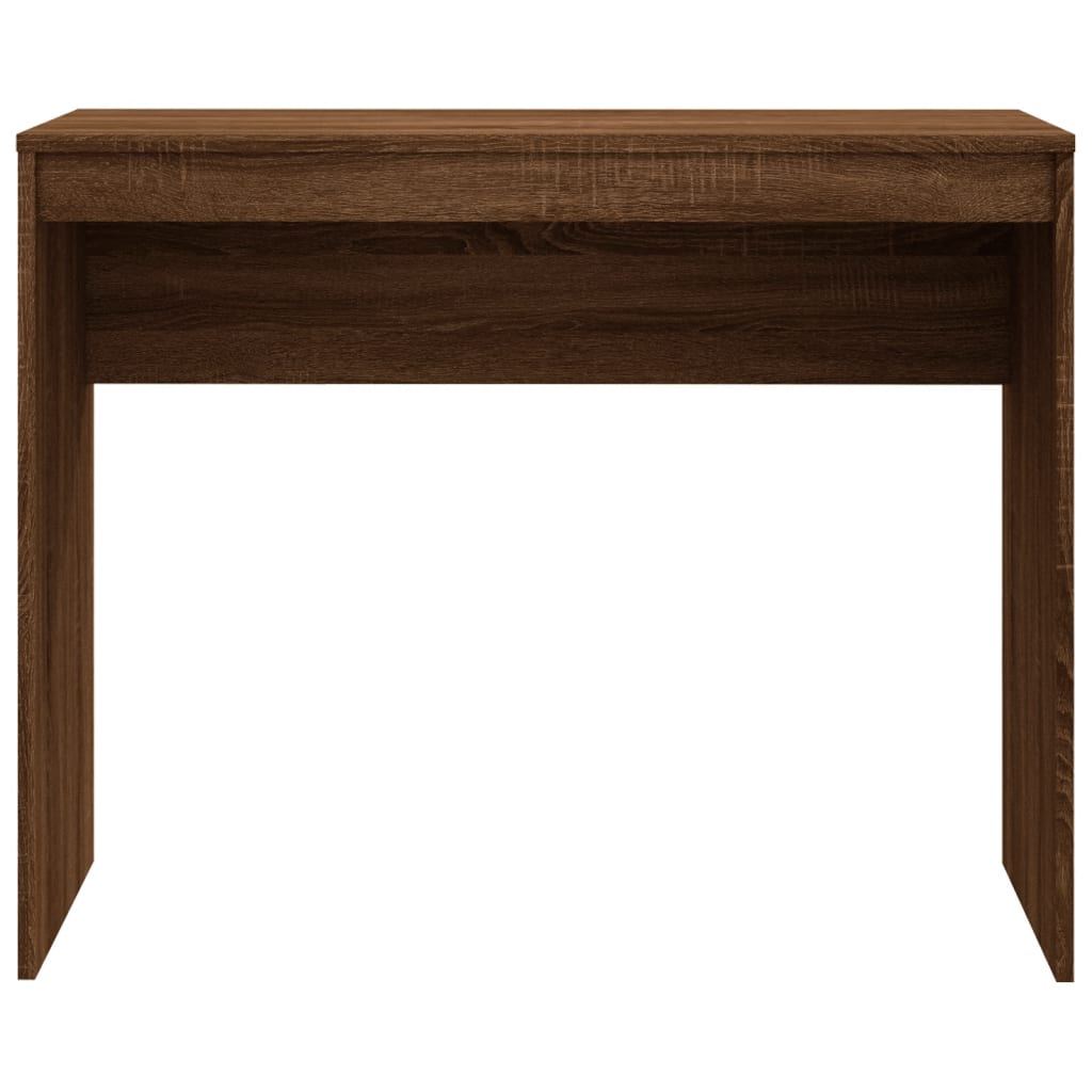 Desk Brown Oak Look 90x40x72 cm Wood Material