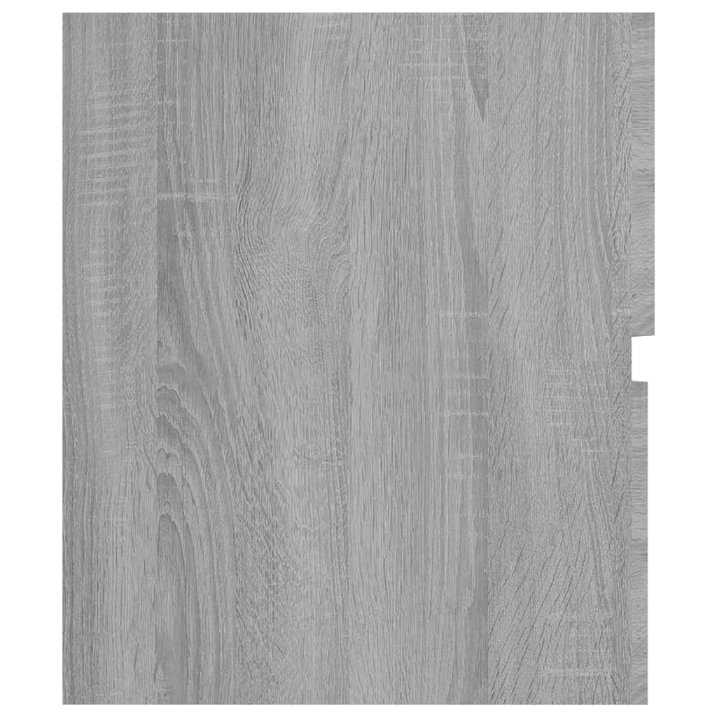 Washbasin Cabinet Grey Sonoma 80x38.5x45 cm Wood Material