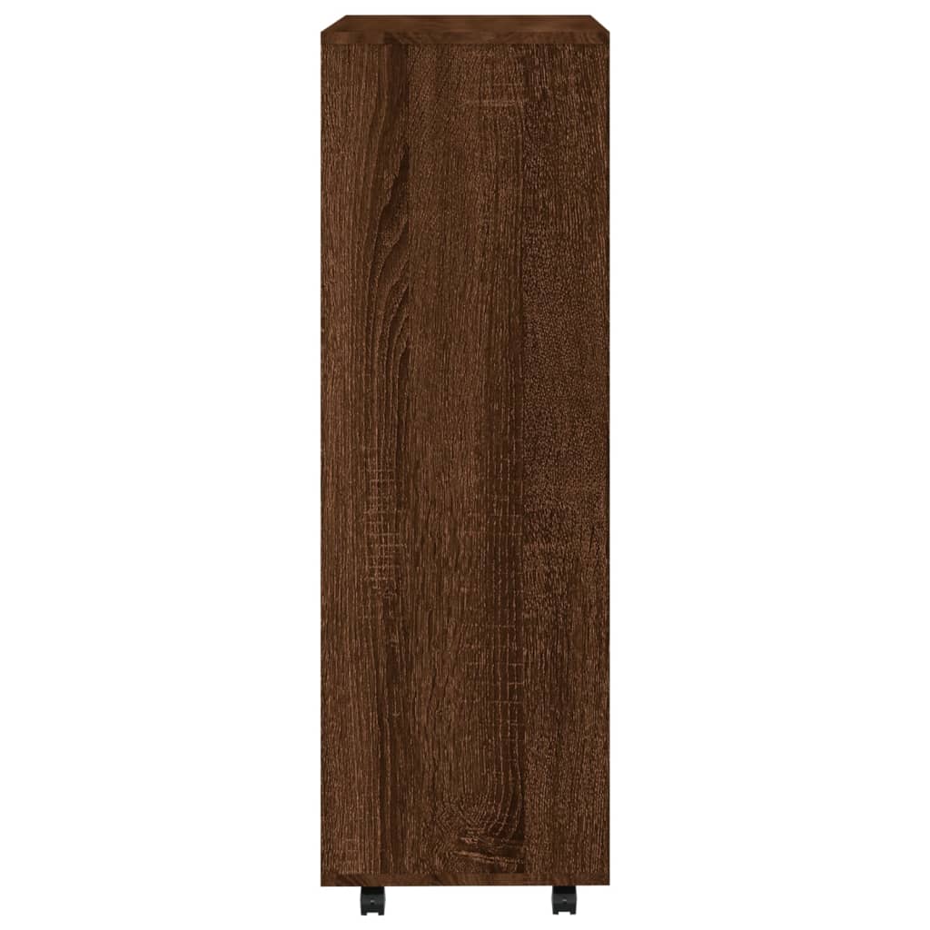 Kleiderschrank Braun Eichen-Optik 80x40x110 cm Holzwerkstoff