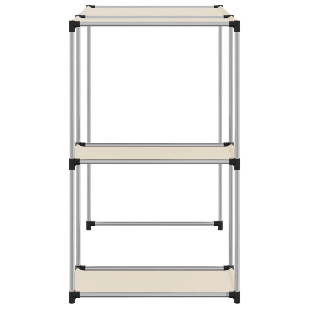Waschmaschinenregal Creme 87x55x90,5 cm Eisen