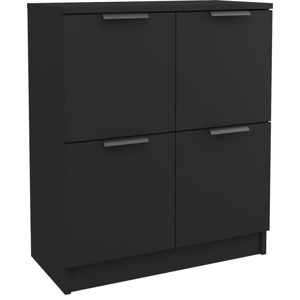 Sideboard Black 60x30x70 cm Wood Material