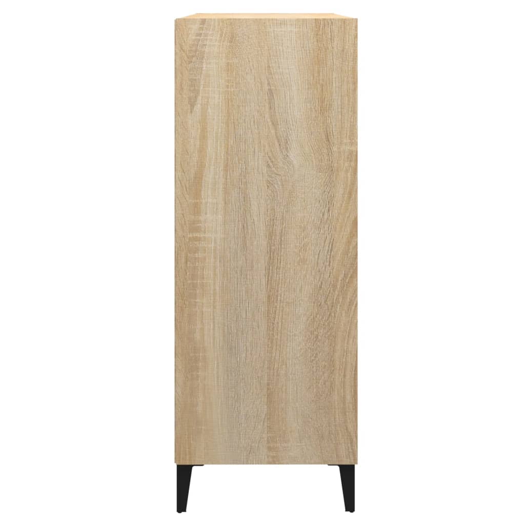 Sideboard Sonoma-Eiche 69,5x32,5x90 cm Holzwerkstoff