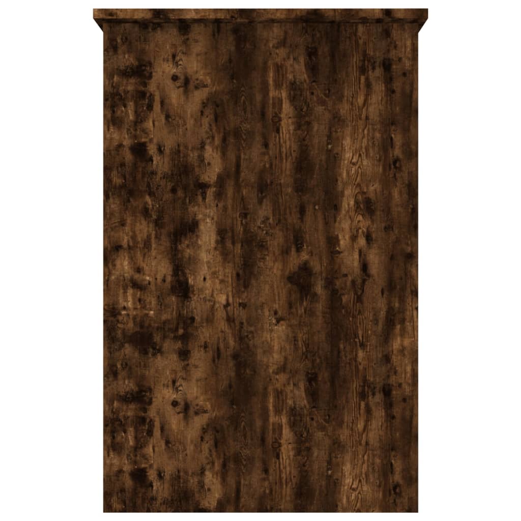 Desk Smoked Oak 100x50x76 cm Wood Material