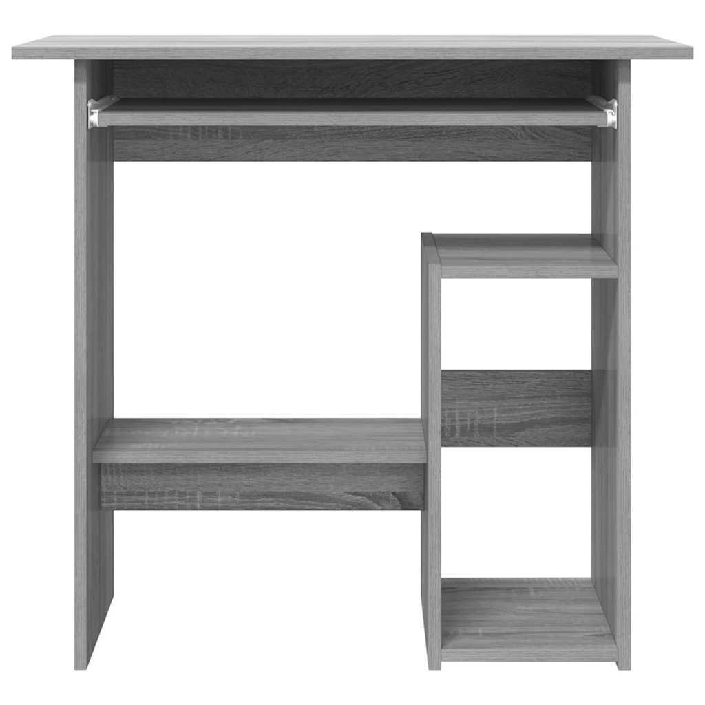 Schreibtisch Grau Sonoma 80x45x74 cm Holzwerkstoff