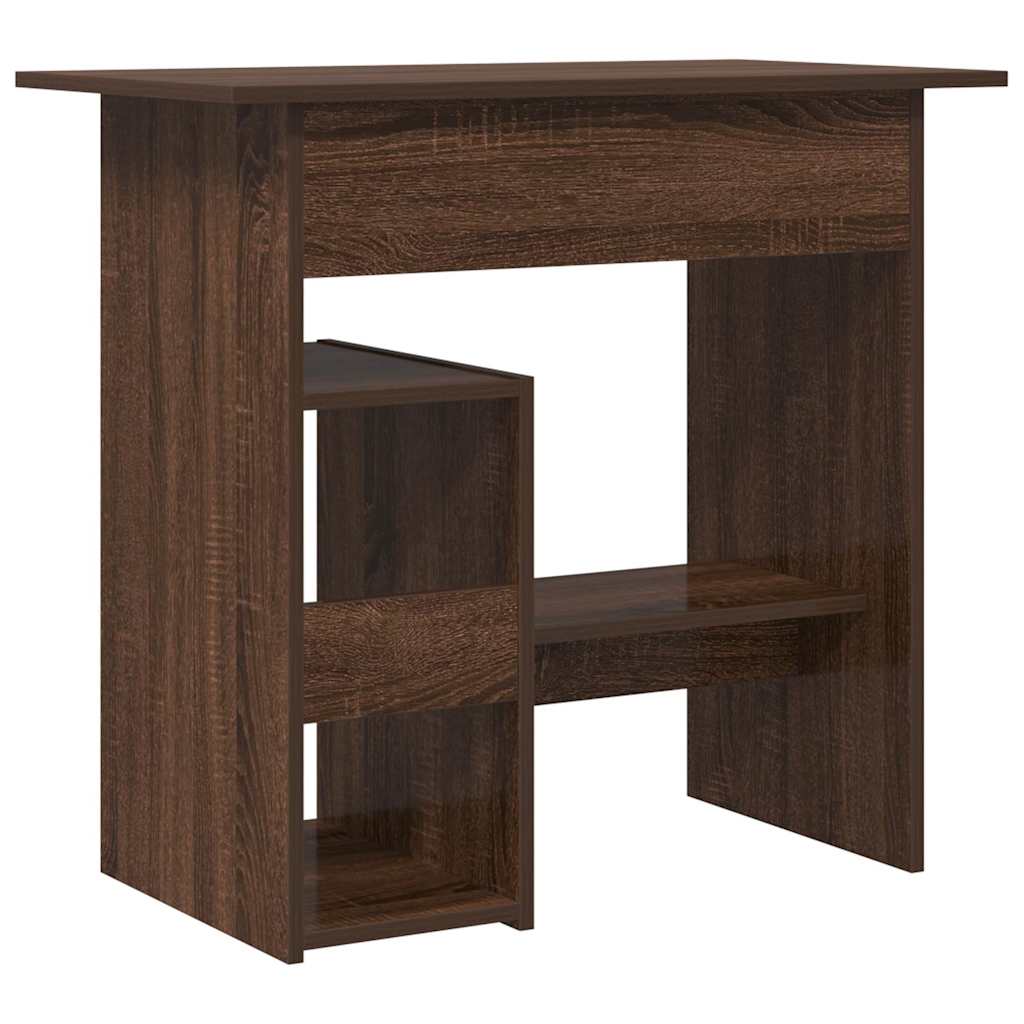 Schreibtisch Braun Eichen-Optik 80x45x74 cm Holzwerkstoff