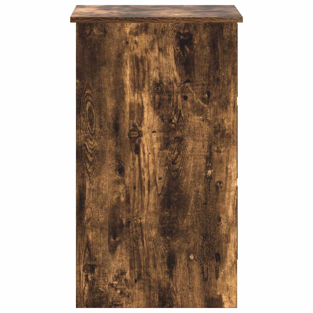 Desk Smoked Oak 90x45x76 cm Wood Material