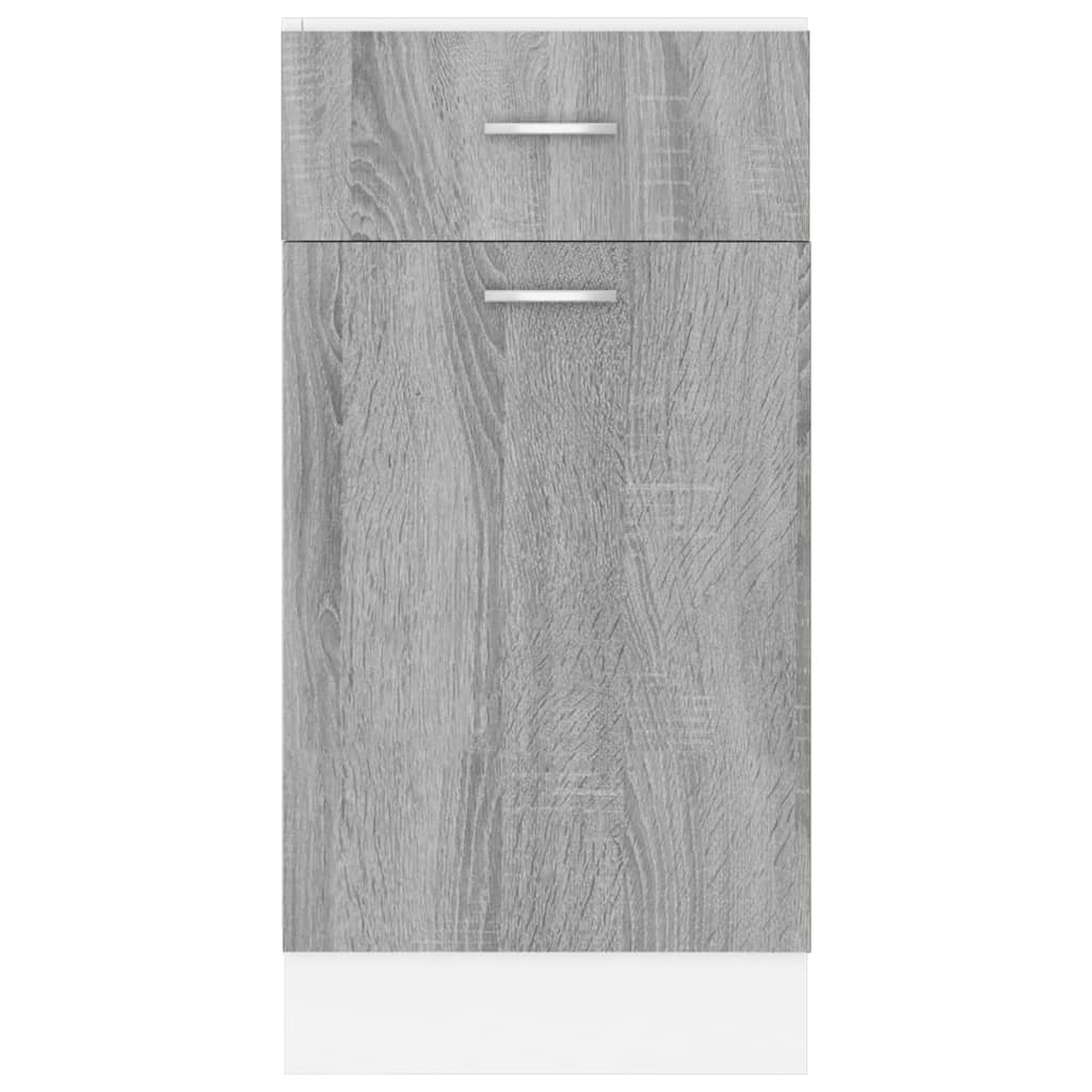 Unterschrank mit Schublade Lyon Grau Sonoma 40x46x81,5 cm