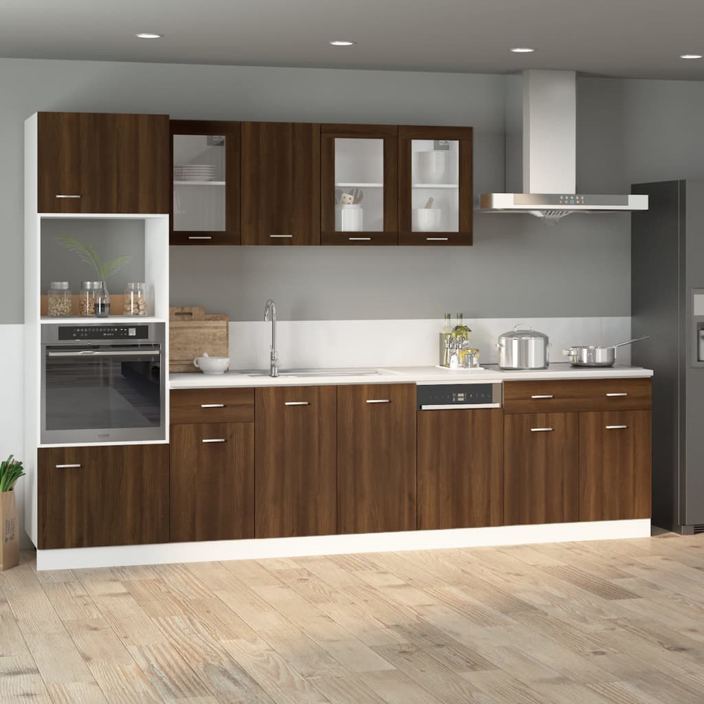 Base cabinet with drawer Lyon Brown Oak look 40x46x81.5 cm