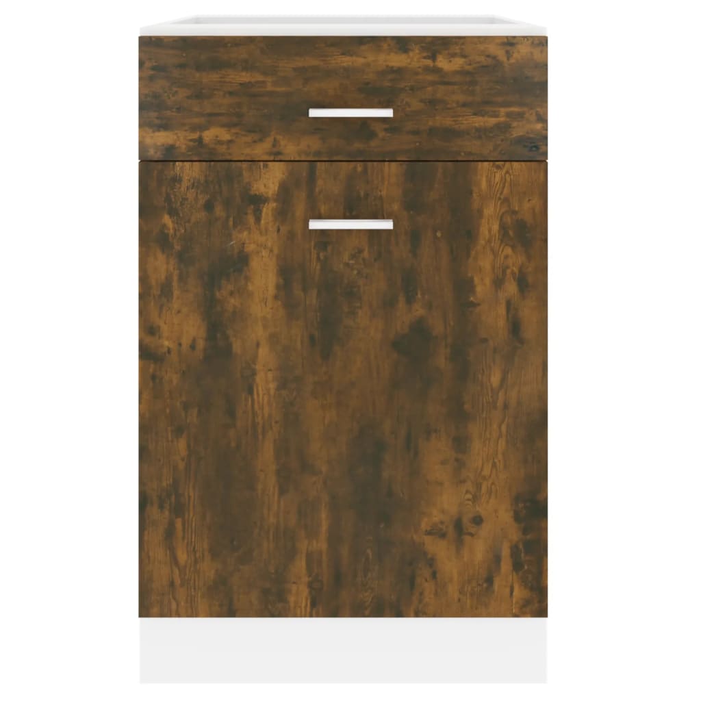 Unterschrank mit Schublade Lyon Räuchereiche 50x46x81,5 cm