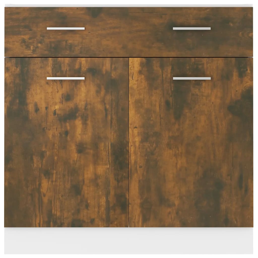 Unterschrank mit Schublade Lyon Räuchereiche 80x46x81,5 cm