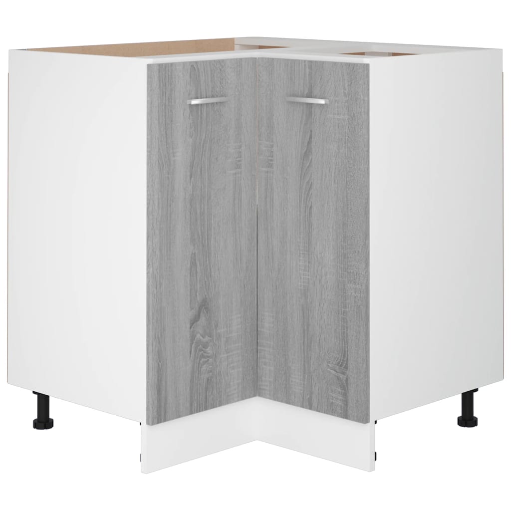 Kitchen cabinet Lyon Grey Sonoma 75.5x75.5x81.5 cm wood material