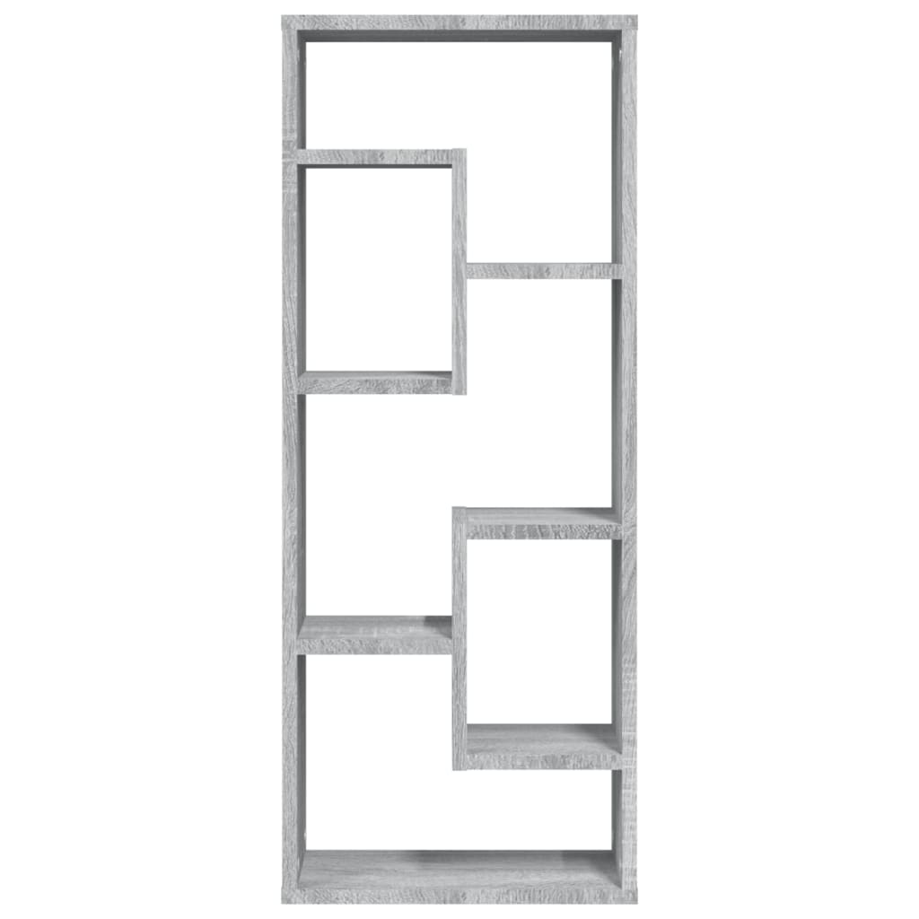 Wall shelf gray Sonoma 36x16x90 cm wood material