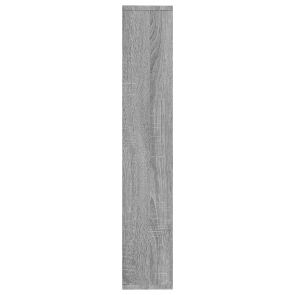 Wall shelf gray Sonoma 36x16x90 cm wood material