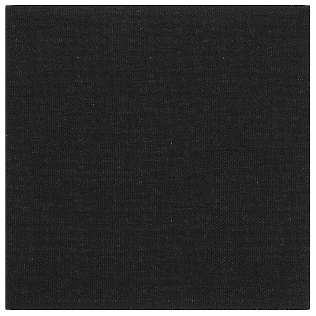 Wandpaneele 12 Stk. Schwarz 30x30 cm Stoff 1,08 m²