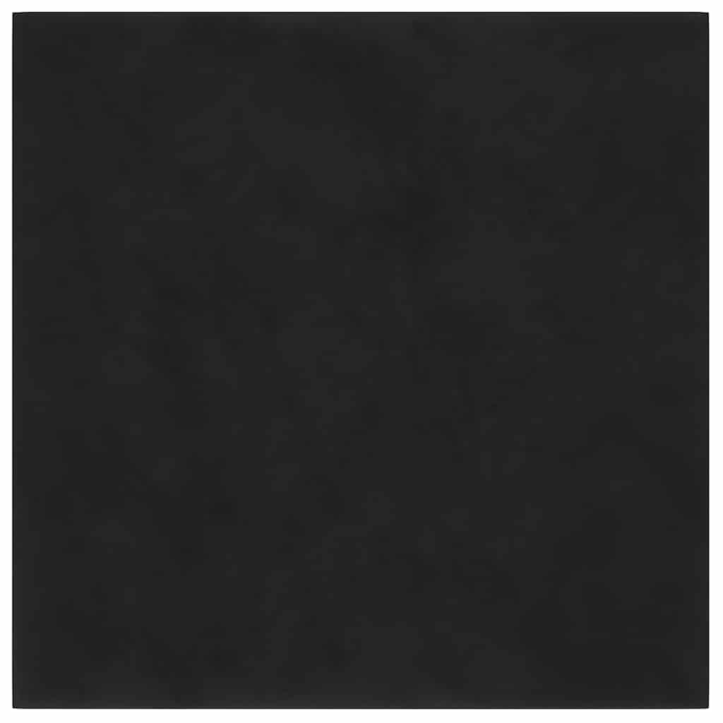 Wandpaneele 12 Stk. Schwarz 30x30 cm Samt 1,08 m²