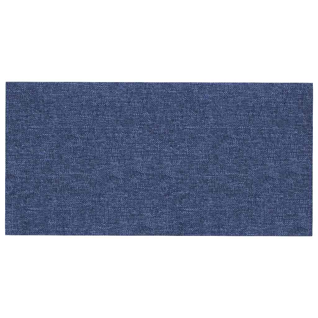 Wandpaneele 12 Stk. Blau 60x30 cm Stoff 2,16 m²