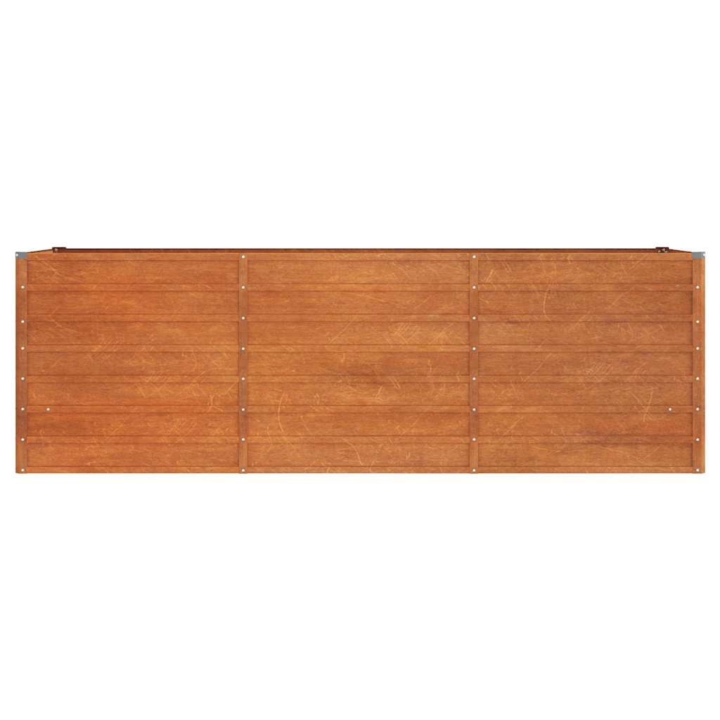 Hochbeet Rostig 240x80x77 cm Cortenstahl
