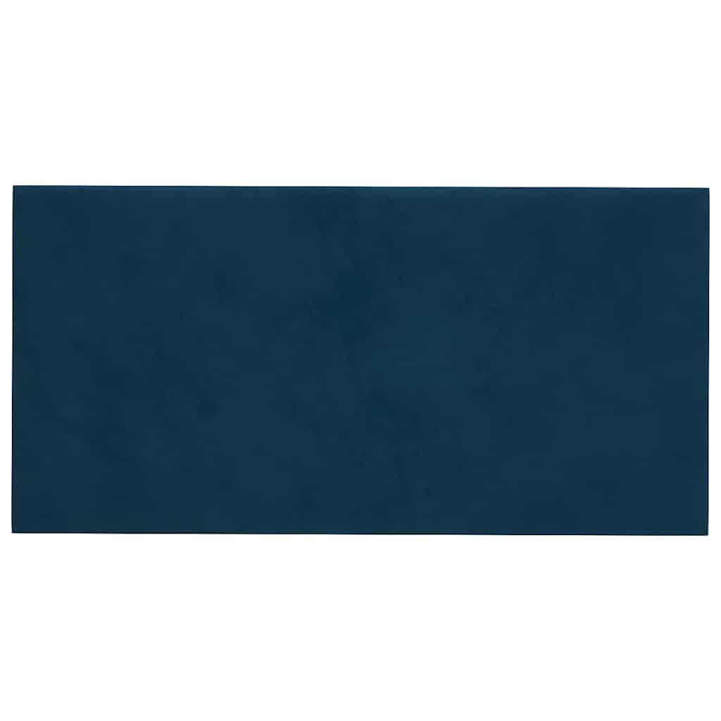 Wandpaneele 12 Stk. Blau 60x30 cm Samt 2,16 m²