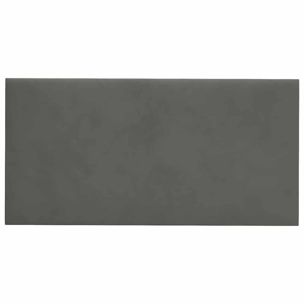 Wandpaneele 12 Stk. Dunkelgrau 60x30 cm Samt 2,16 m²