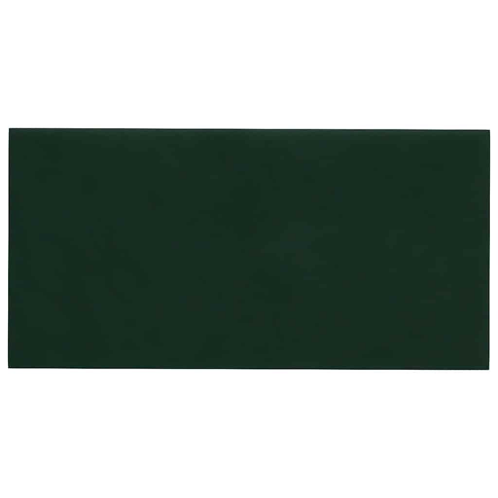 Wandpaneele 12 Stk. Dunkelgrün 60x30 cm Samt 2,16 m²