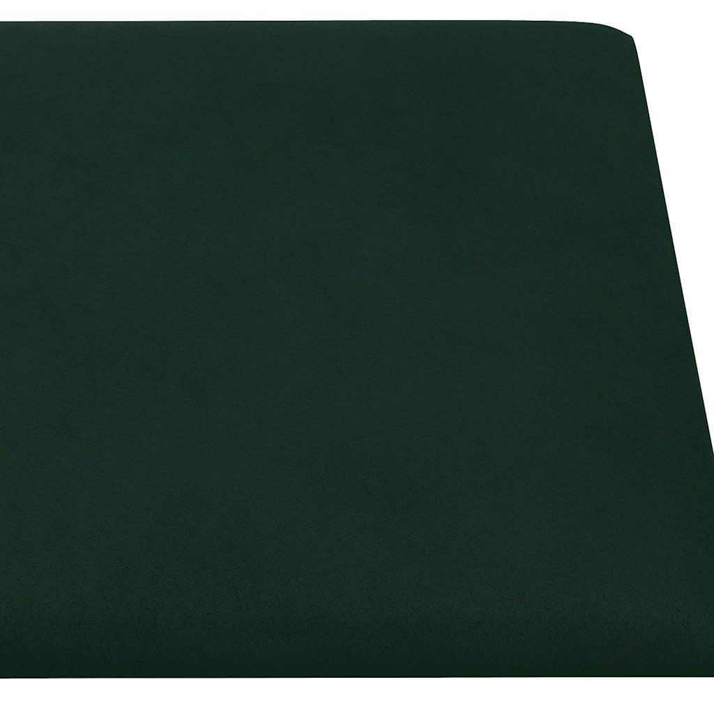 Wandpaneele 12 Stk. Dunkelgrün 60x30 cm Samt 2,16 m²