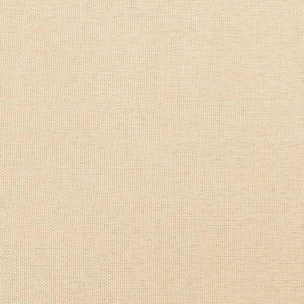 Wandpaneele 12 Stk. Creme 90x15 cm Stoff 1,62 m²