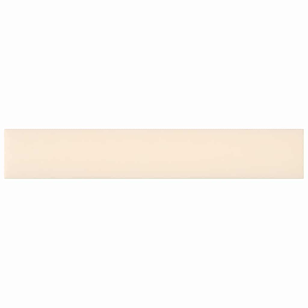 Wandpaneele 12 Stk. Creme 90x15 cm Samt 1,62 m²