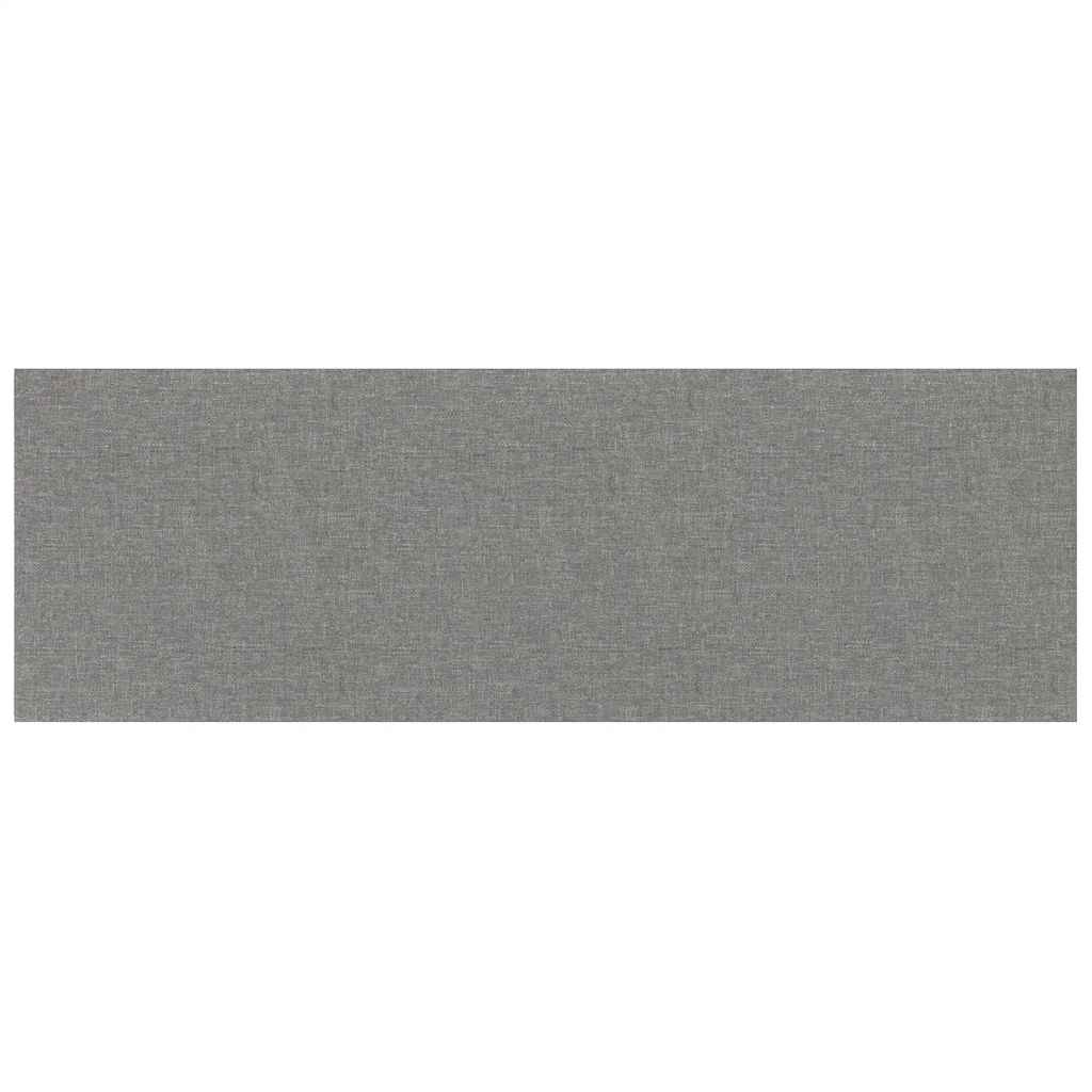 Wandpaneele 12 Stk. Hellgrau 90x30 cm Stoff 3,24 m²