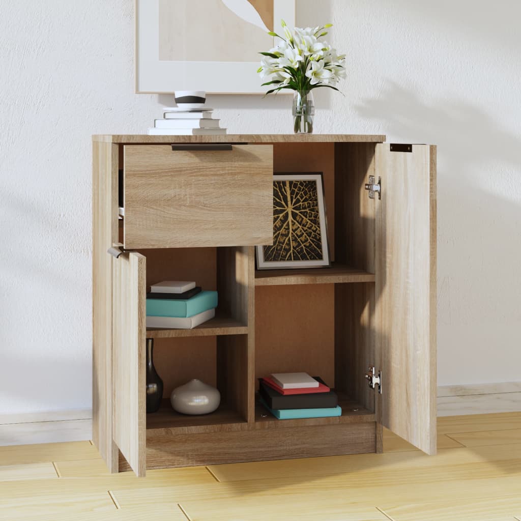 Sideboard Sonoma-Eiche 60x30x70 cm Holzwerkstoff