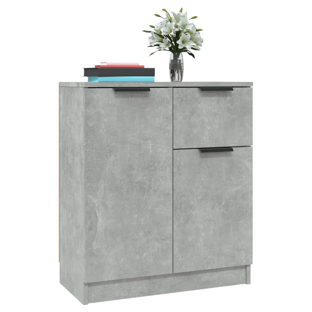 Sideboard Betongrau 60x30x70 cm Holzwerkstoff