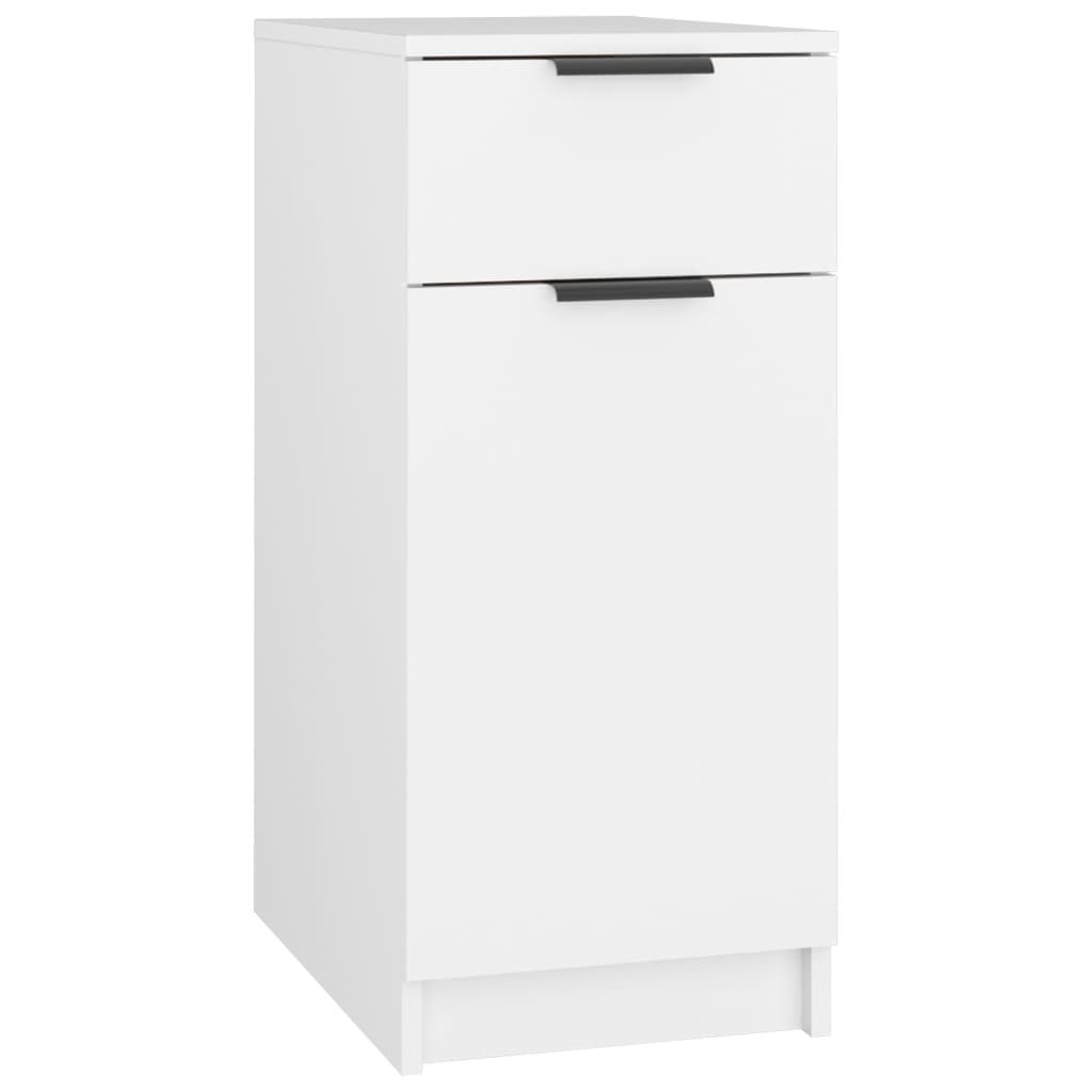 Office cabinet white 33.5x50x75 cm wood-based material