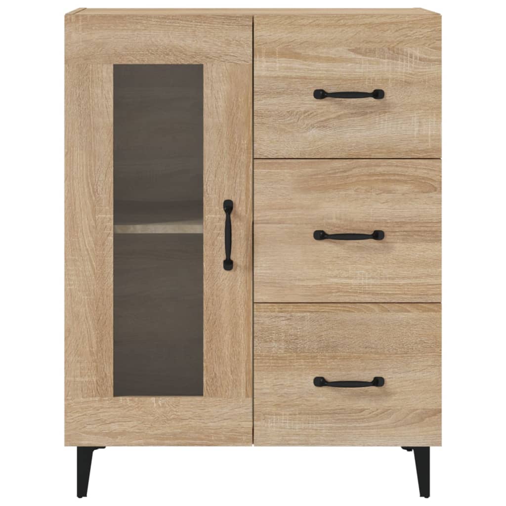Sideboard Sonoma-Eiche 69,5x34x90 cm Holzwerkstoff