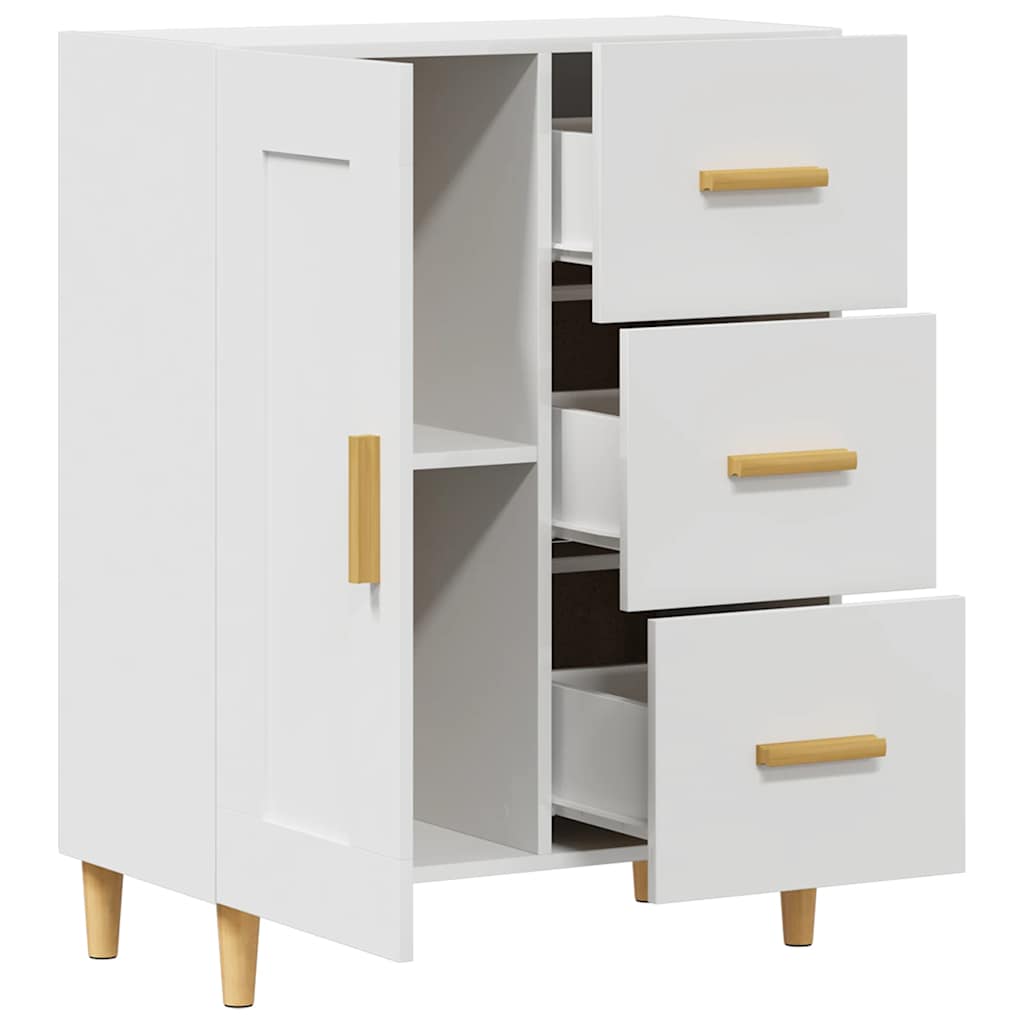 Sideboard Weiß 69,5x34x90 cm Holzwerkstoff