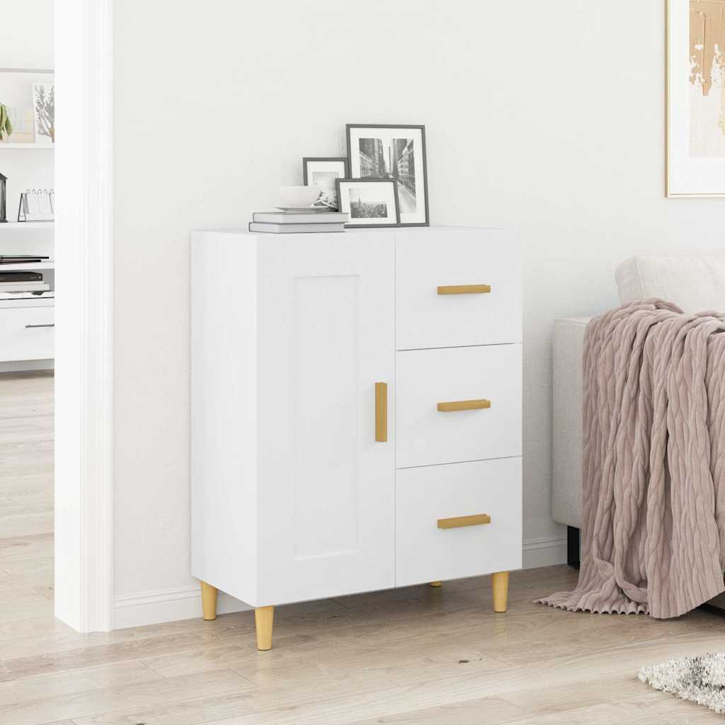 Sideboard Weiß 69,5x34x90 cm Holzwerkstoff
