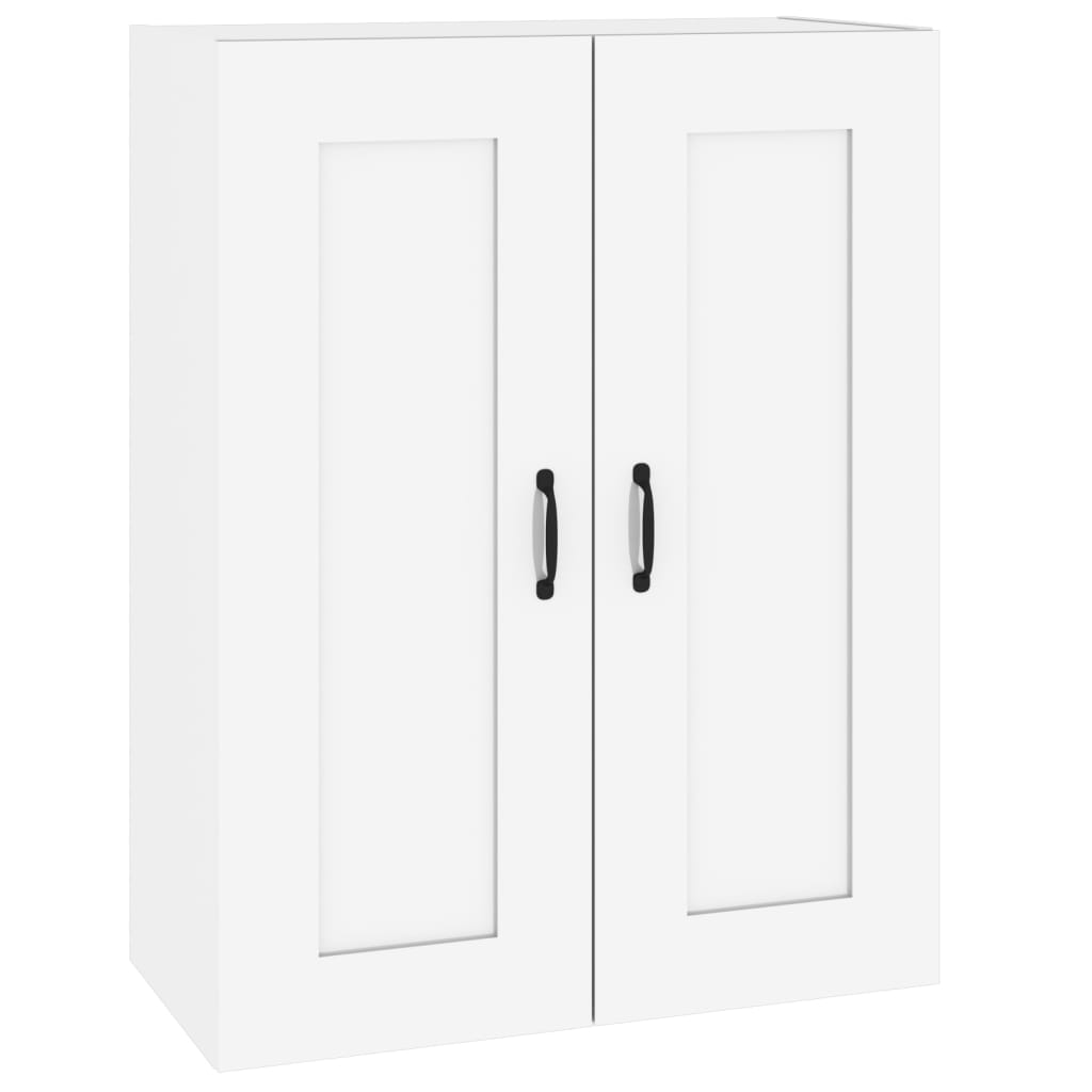 Wall Cabinet High Gloss White 69.5x32.5x90 cm