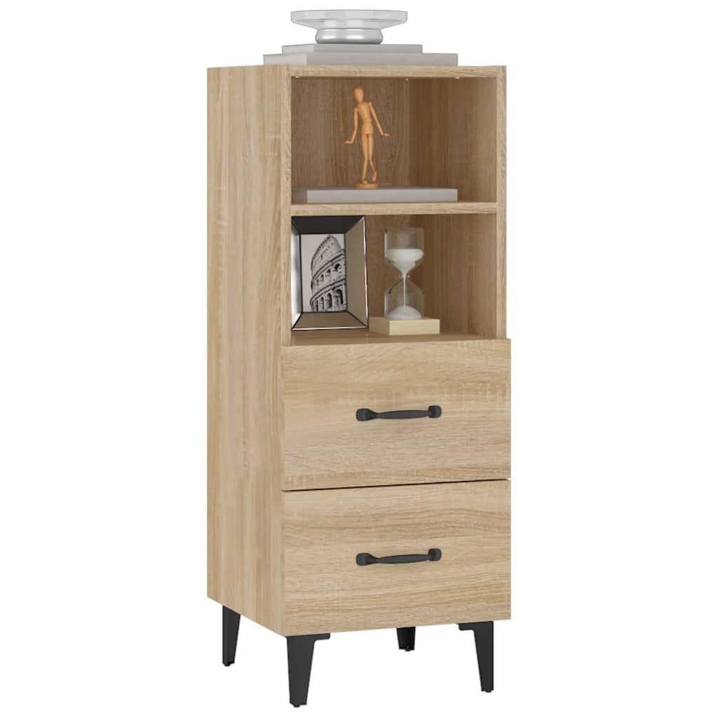 Sideboard Sonoma-Eiche 34,5x34x90 cm Holzwerkstoff