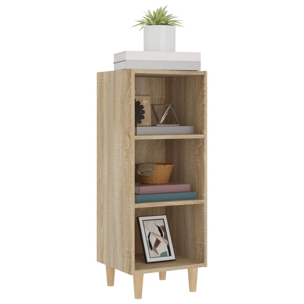 Sideboard Sonoma-Eiche 34,5x32,5x90 cm Holzwerkstoff