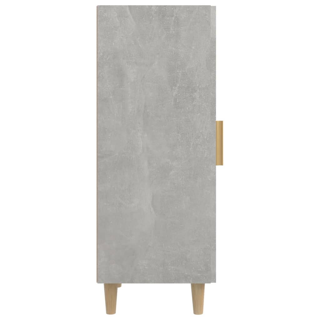 Sideboard Betongrau 34,5x34x90 cm Holzwerkstoff