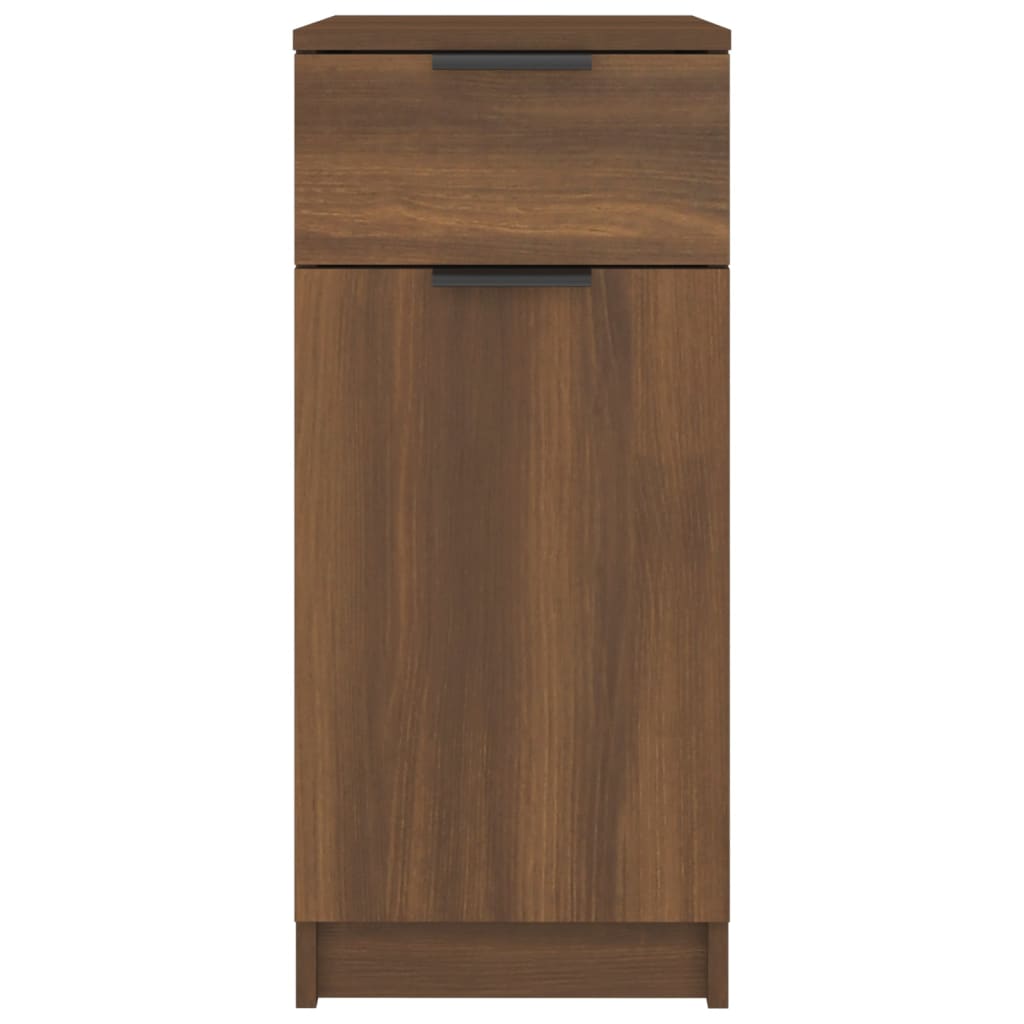 Schreibtischschrank Braun Eichen-Optik 33,5x50x75 cm
