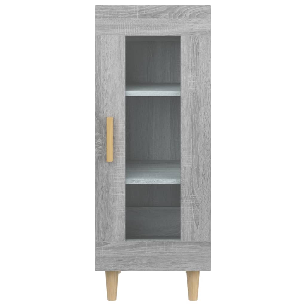 Sideboard Grau Sonoma 34,5x34x90 cm Holzwerkstoff