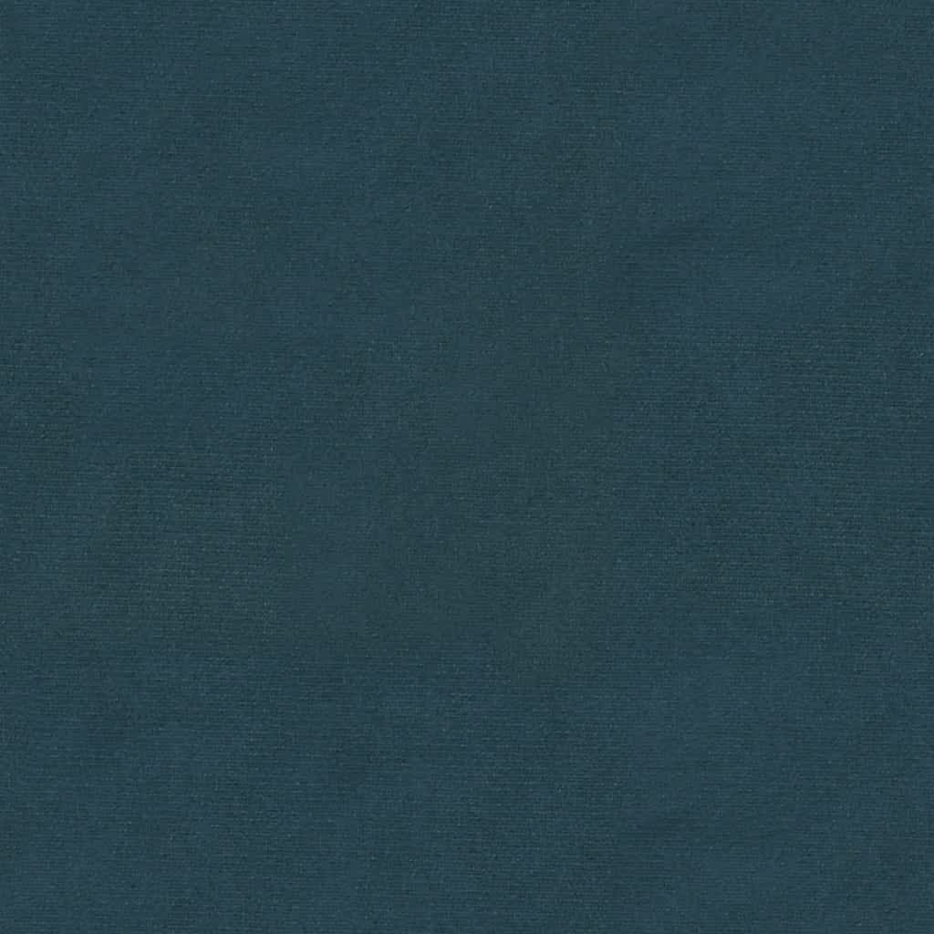 Esszimmerstühle 2 Stk. Blau Samt