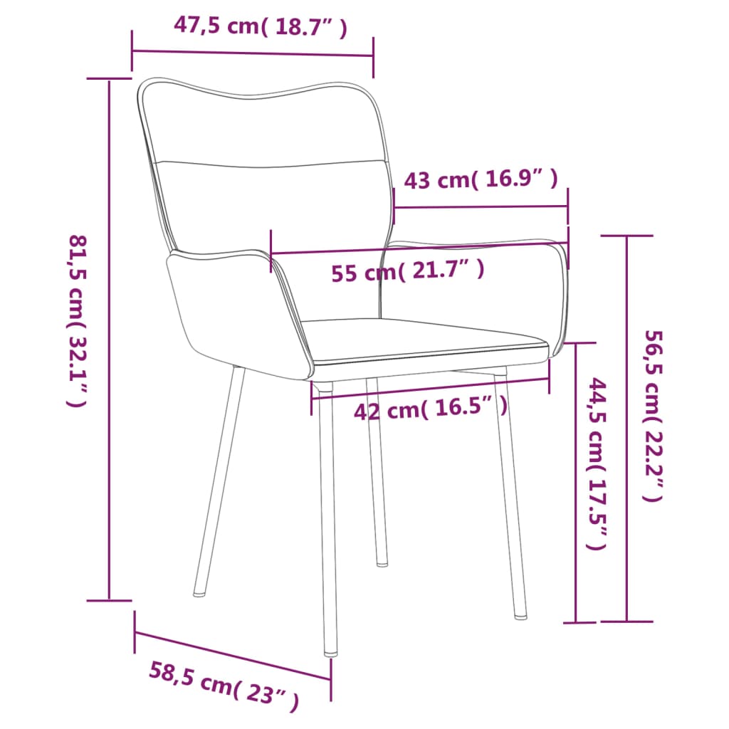 Esszimmerstühle 2 Stk. Gelb Samt