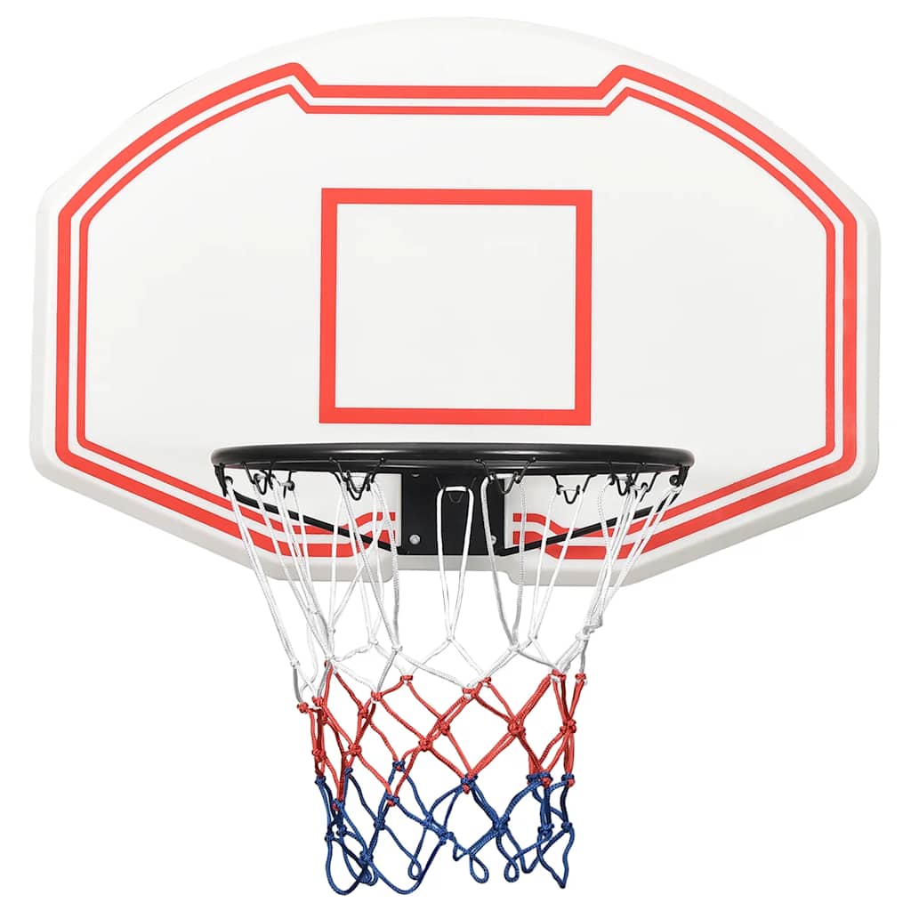 Basketball Hoop White 90x60x2 cm Polyethylene