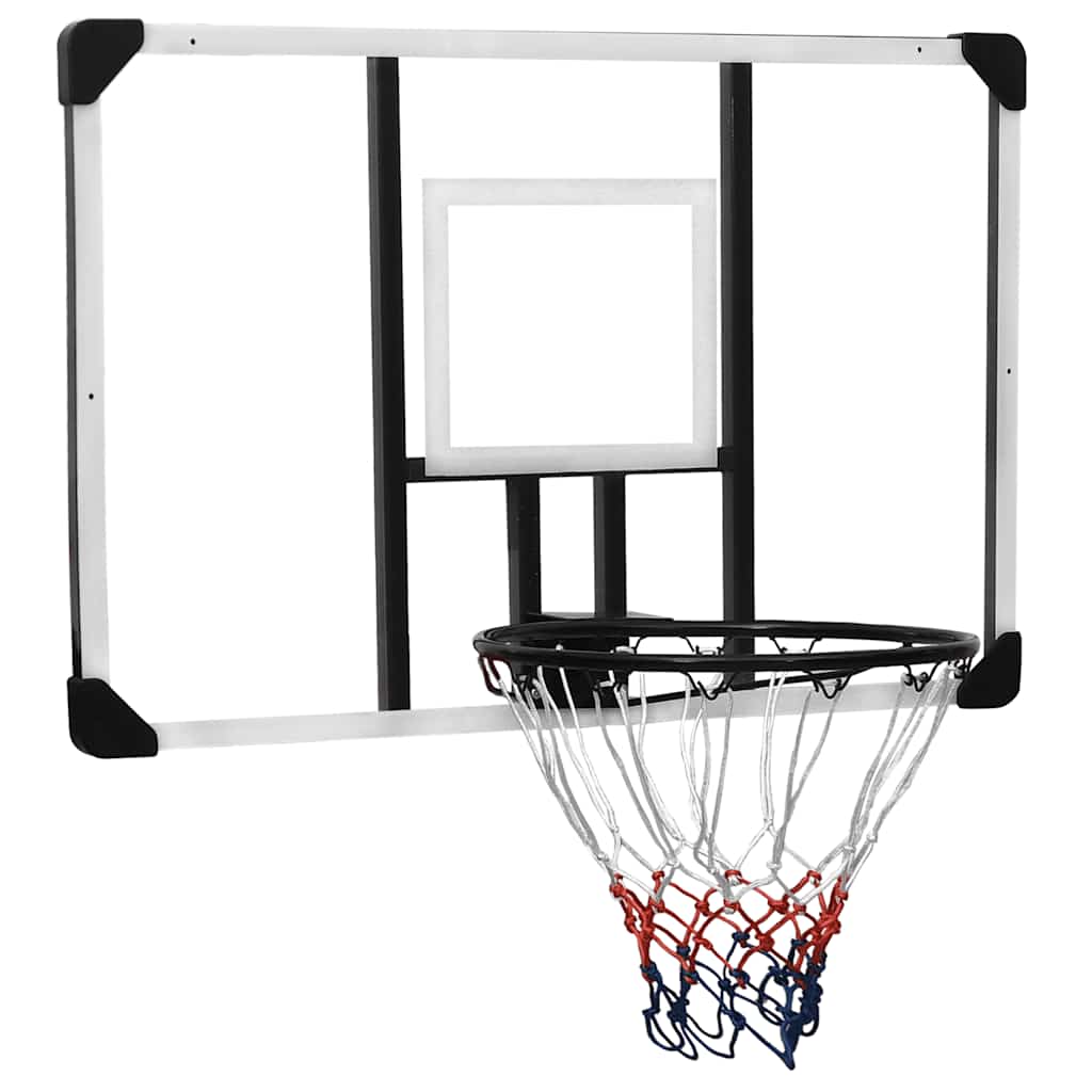 Basketball Hoop Transparent 106x69x3 cm Polycarbonate