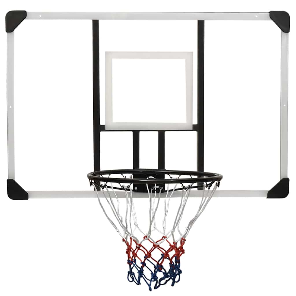 Basketball Hoop Transparent 106x69x3 cm Polycarbonate