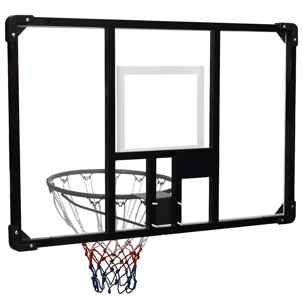 Basketball Hoop Transparent 106x69x3 cm Polycarbonate