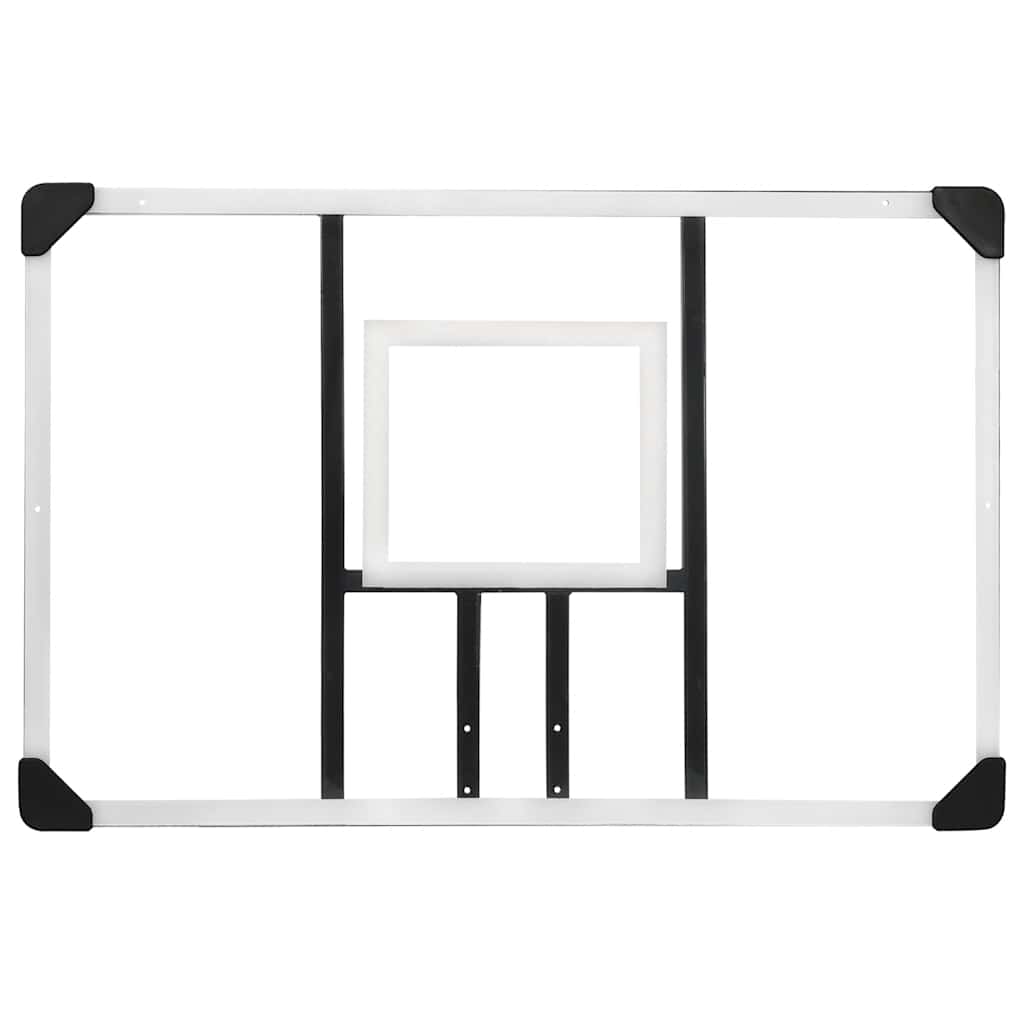 Basketball Hoop Transparent 106x69x3 cm Polycarbonate