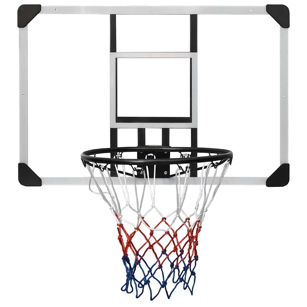 Basketball Hoop Transparent 90x60x2.5 cm Polycarbonate